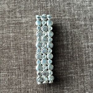 Brighton silver bracelets with rhinestones